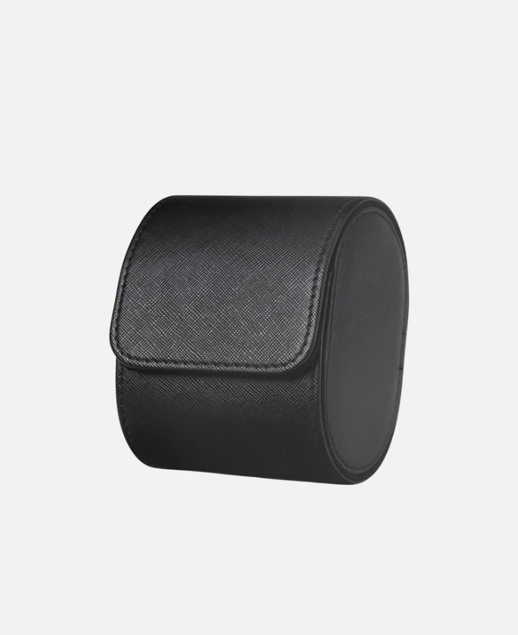 Luxury Watch Case - MIDNIGHT BLACK TRAVEL ROLL