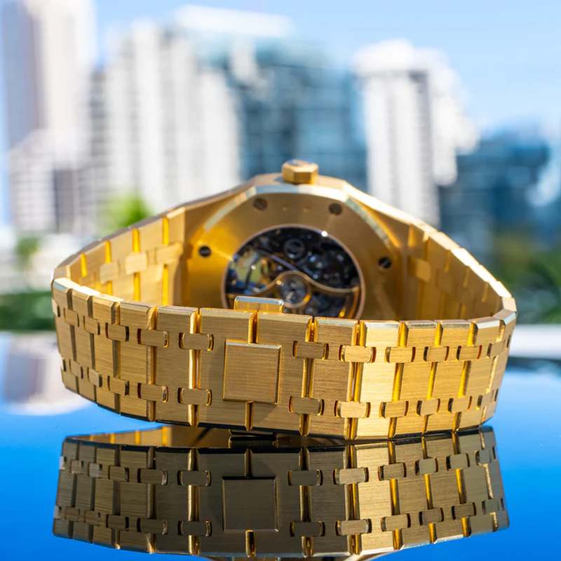 Luxury Watches - Sovereign Skeleton Yellow Gold