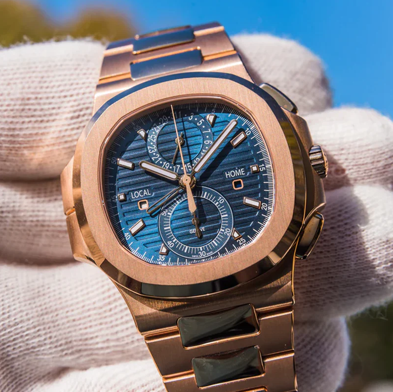 Luxury Watch - COPPER GLOBE TRAVELER