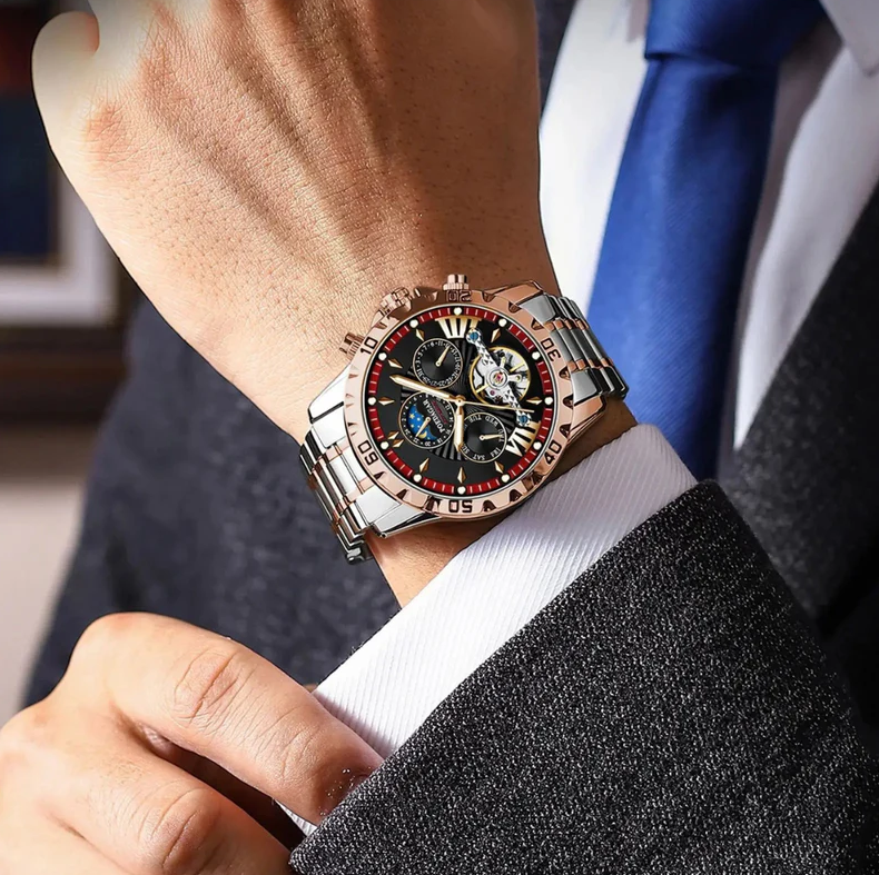 Luxury Watch - OBSIDIAN MOON CLASSIC