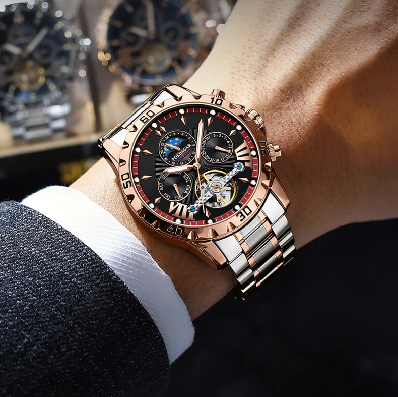 Luxury Watch - OBSIDIAN MOON CLASSIC