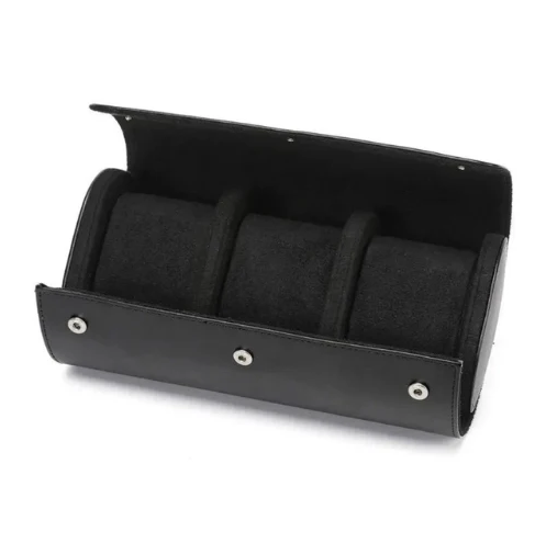 Luxury Watch Case - OBSIDIAN BLACK TRIPLE ORGANIZER